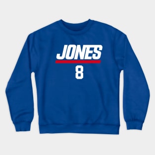 Jones 8, New York Giants Crewneck Sweatshirt